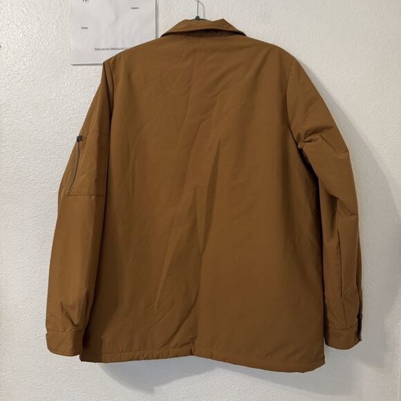 VANS Jacket Womens XL Brown Sherpa Lined MTE Coaches Snap Longline NWT - Picture 8 of 9